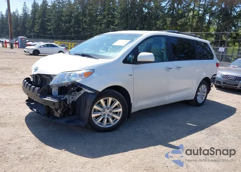 2017 Toyota Sienna Xle Premium 7 Passenger из США, поврежденный, VIN 5TDDZ3DC8HS169754